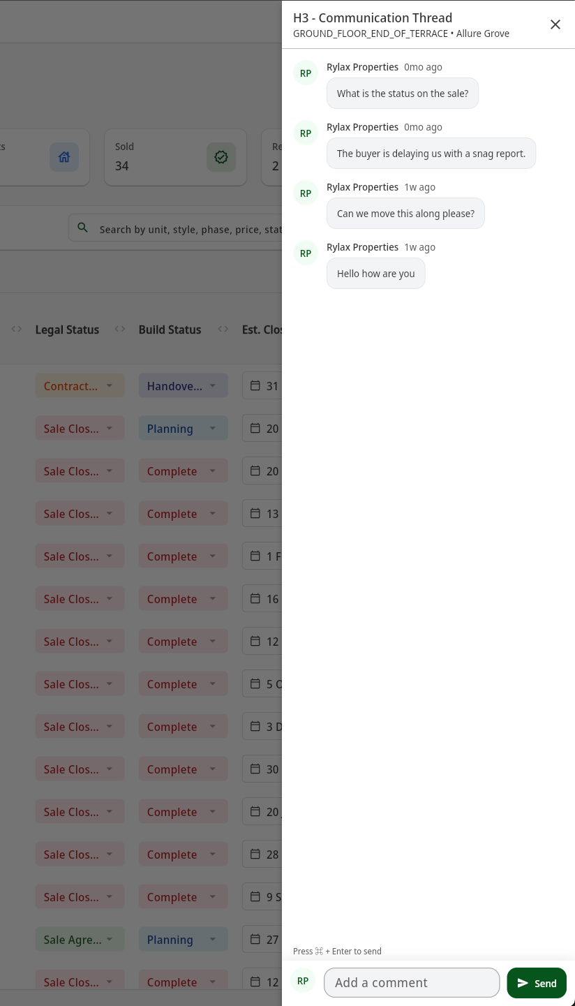 Communication threads